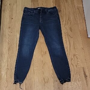 Old Navy Dark Blue Rockstar Skinny Jeans~Size 8